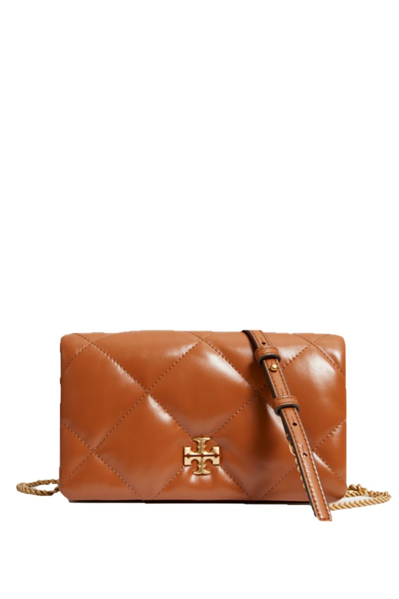 Kira Diamond Quilt Chain Wallet