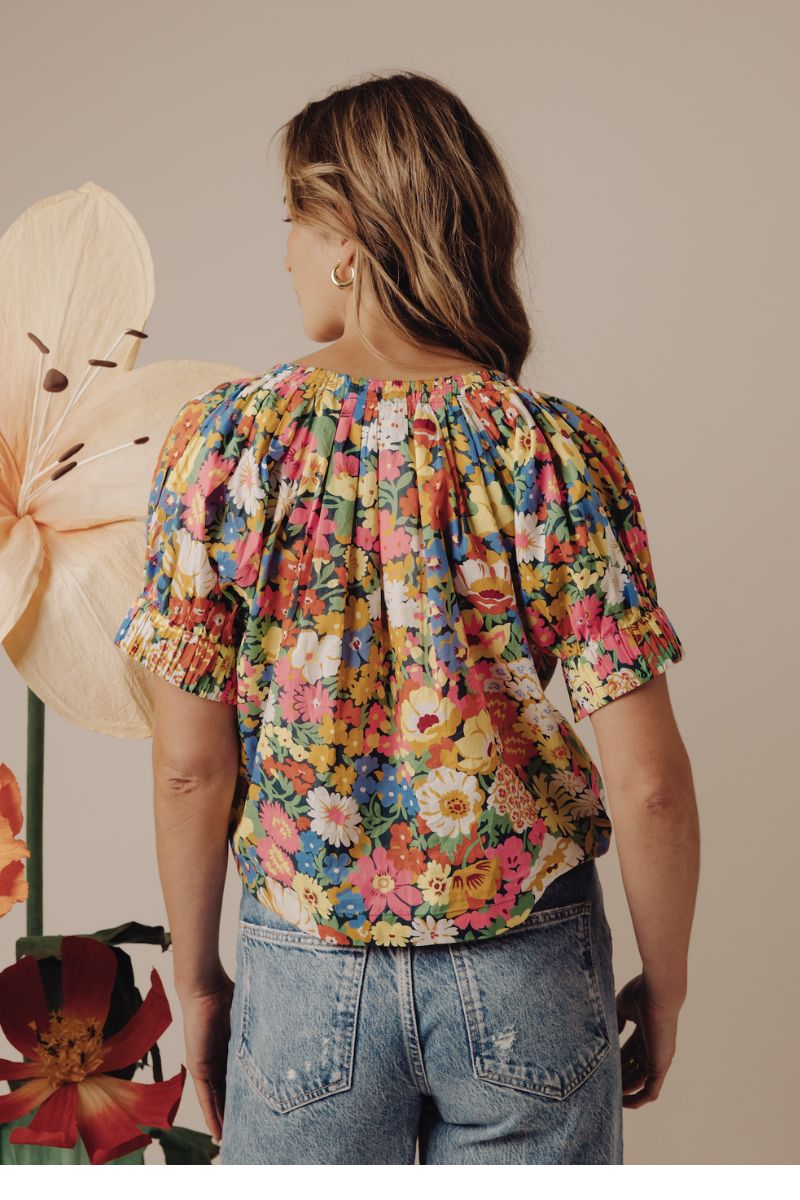 Dawson Floral Cropped Top