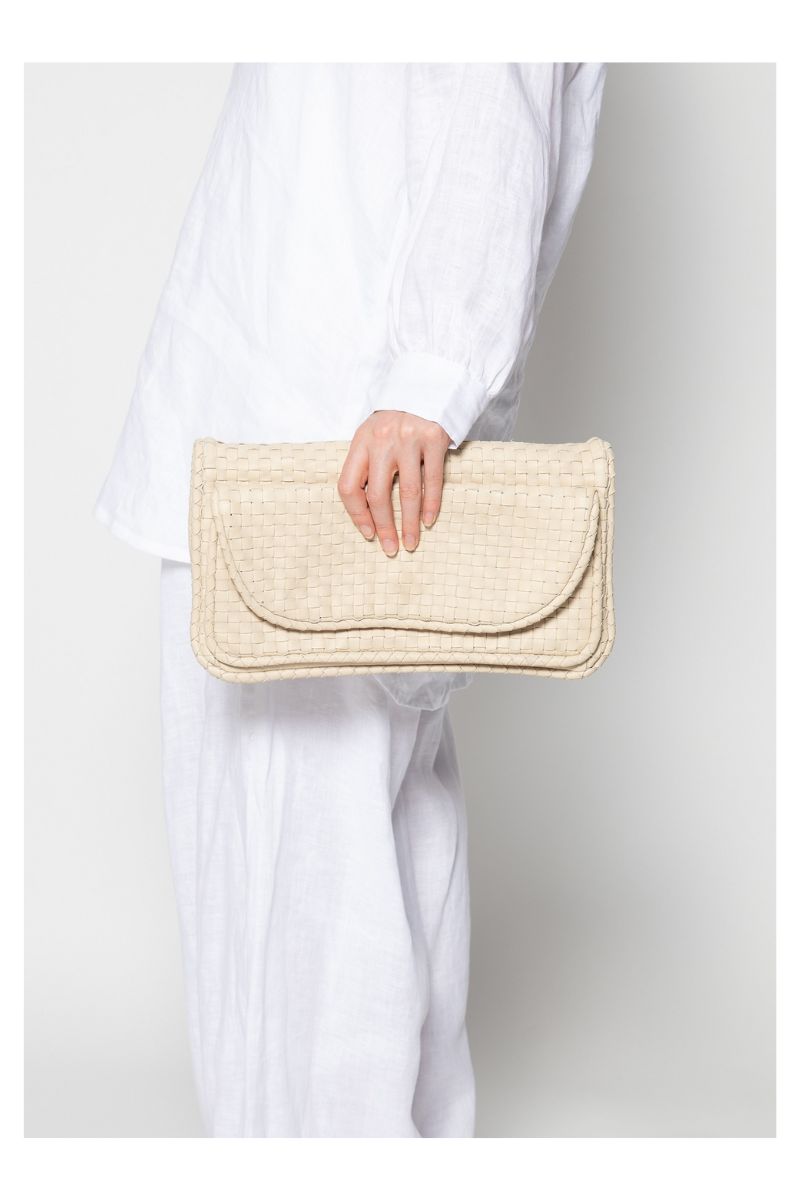 Clarisse Woven Clutch