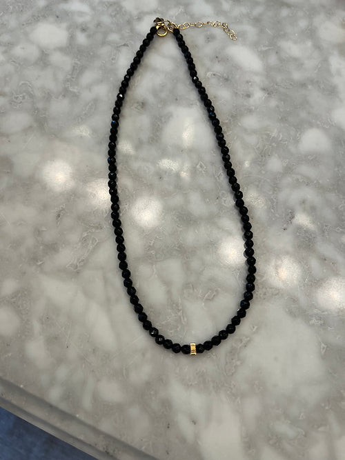 Liv James - Barcelona Black Beaded Necklace