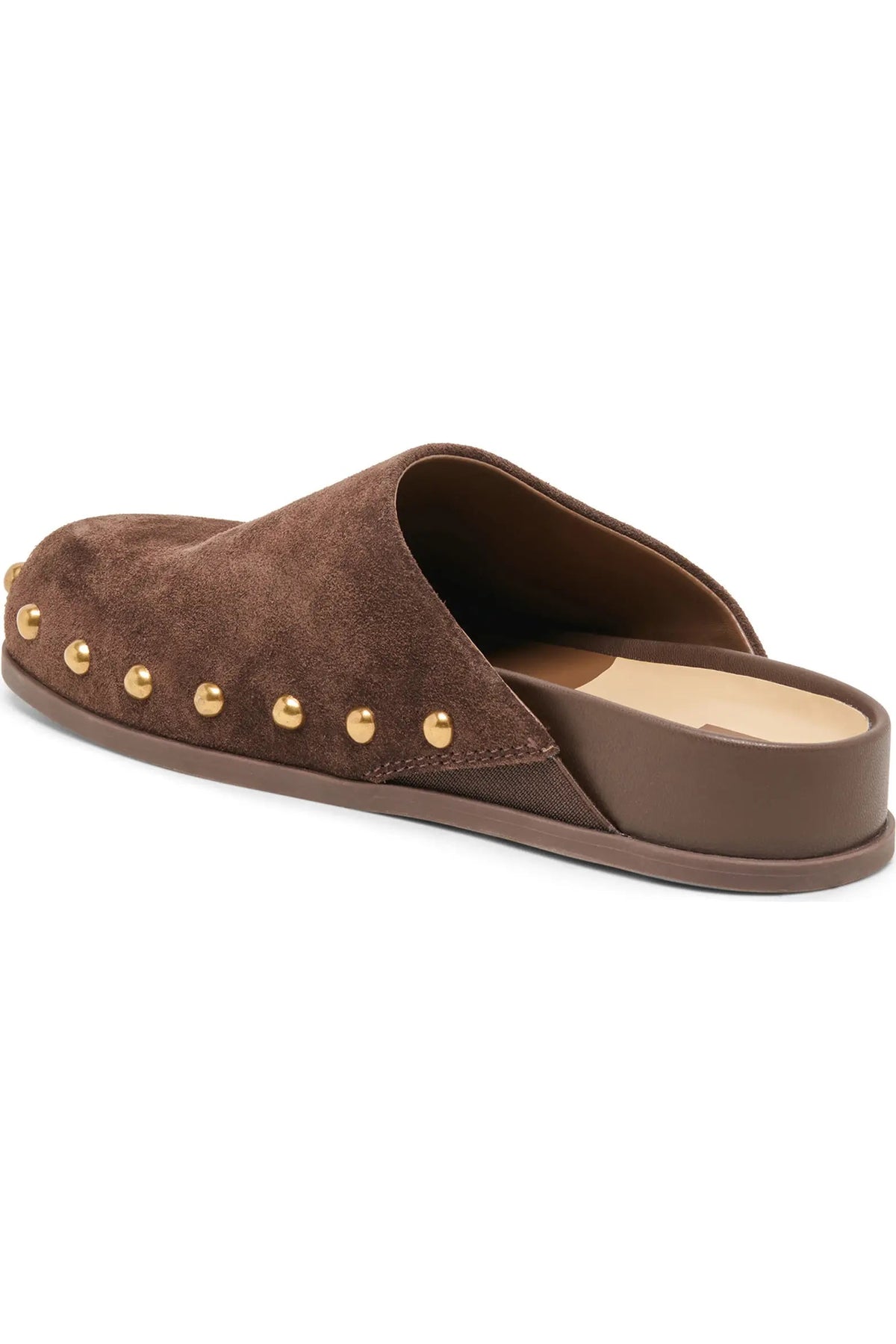 Joney Stud in Dark Brown Suede