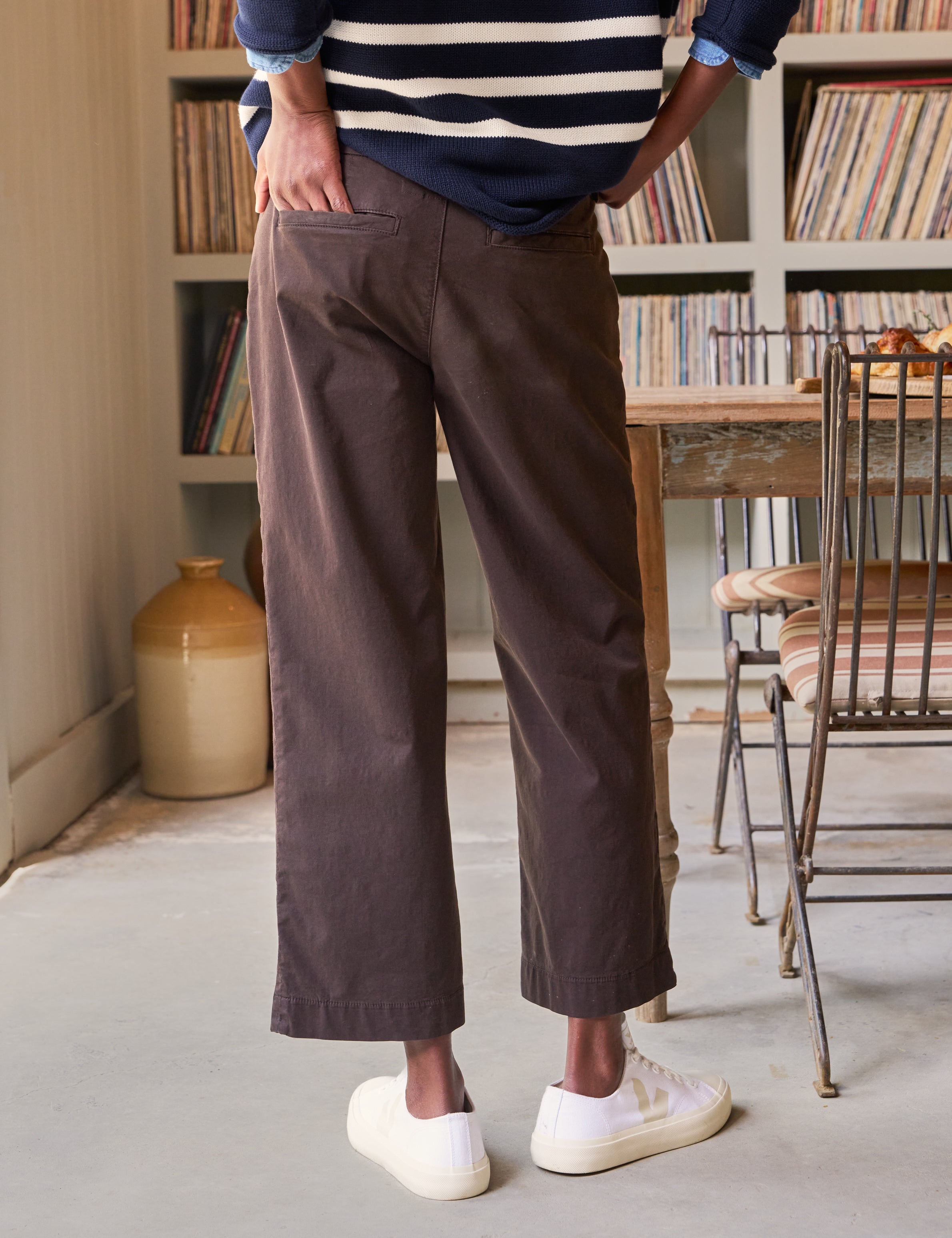 The Italian Wide Leg Chino