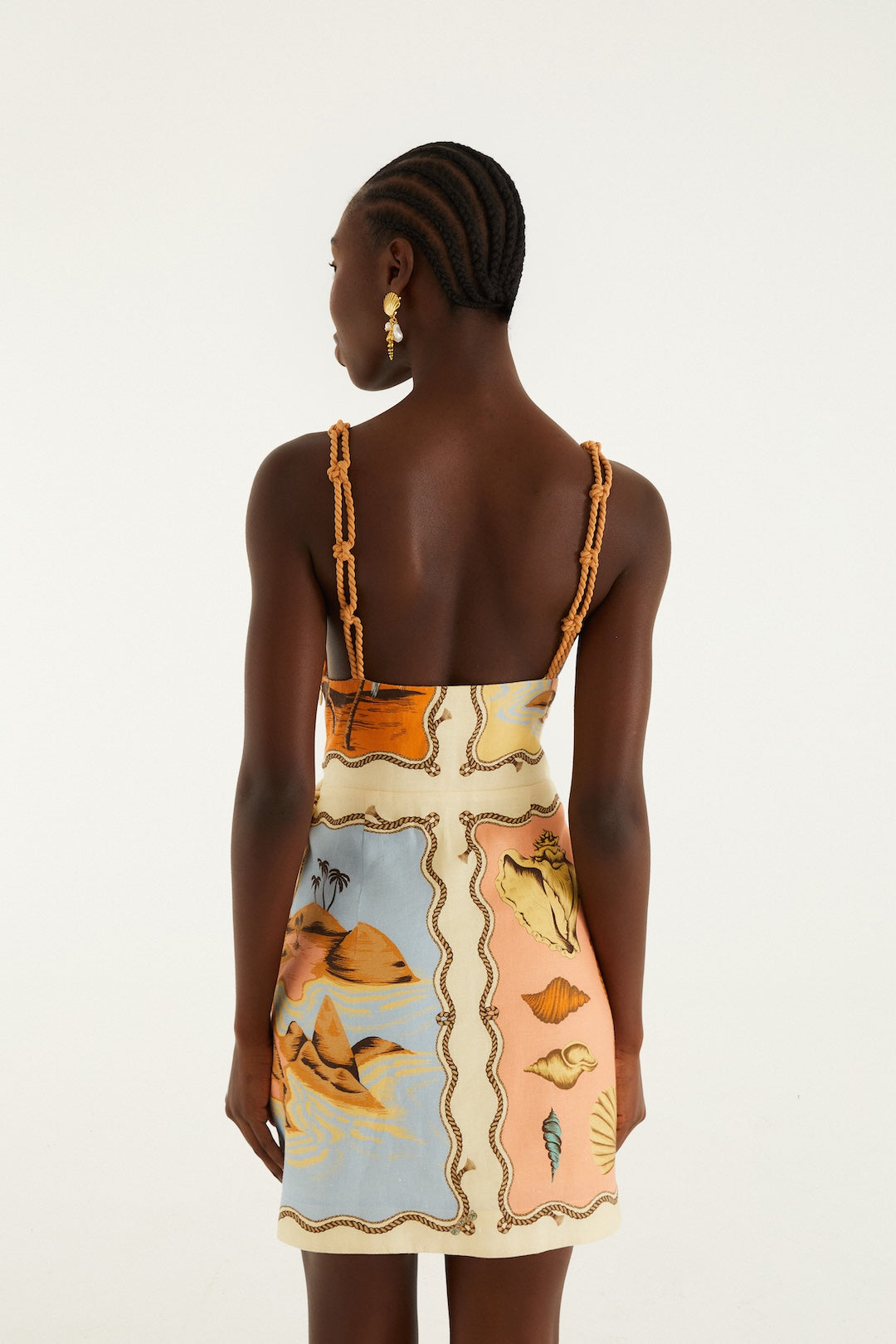 RIO SOUVENIR MIXED SCARF MULTICOLOR SLEEVELESS MIN