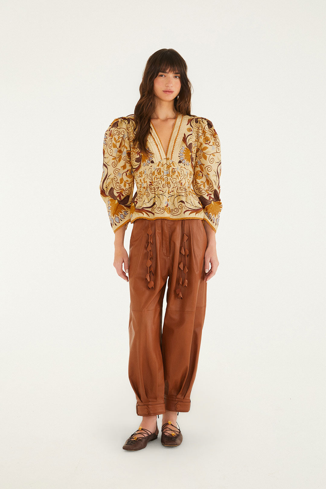 LUIZE SOFT YELLOW BLOUSE