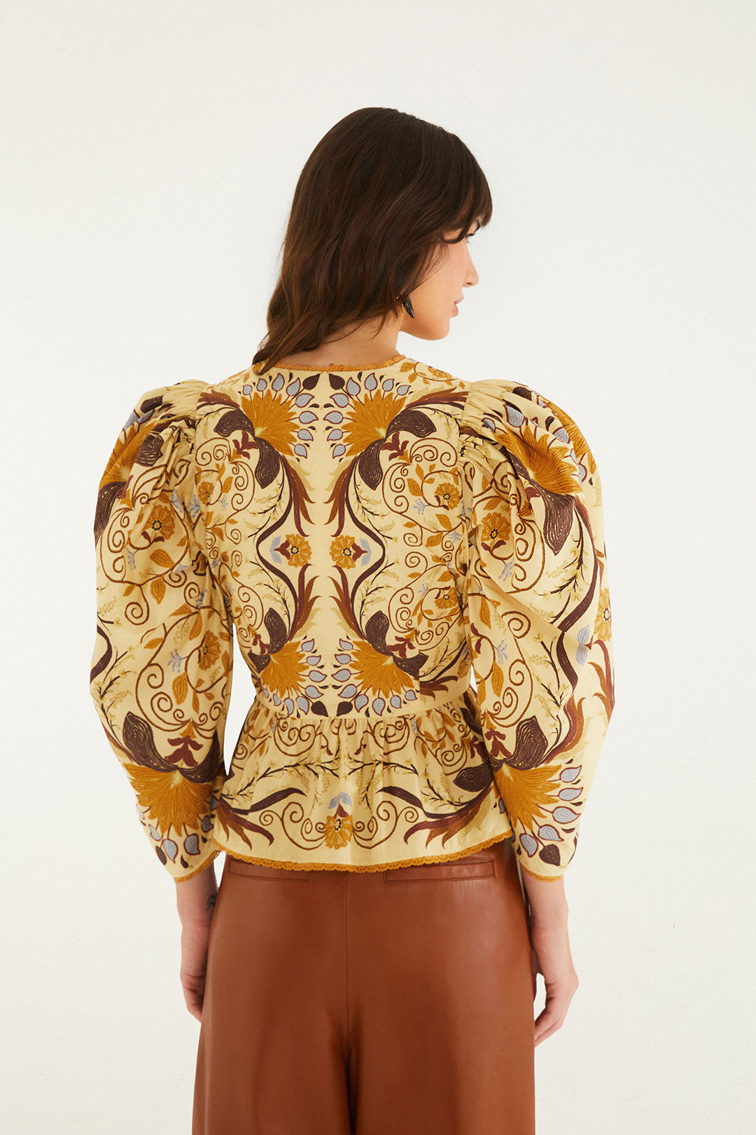 LUIZE SOFT YELLOW BLOUSE