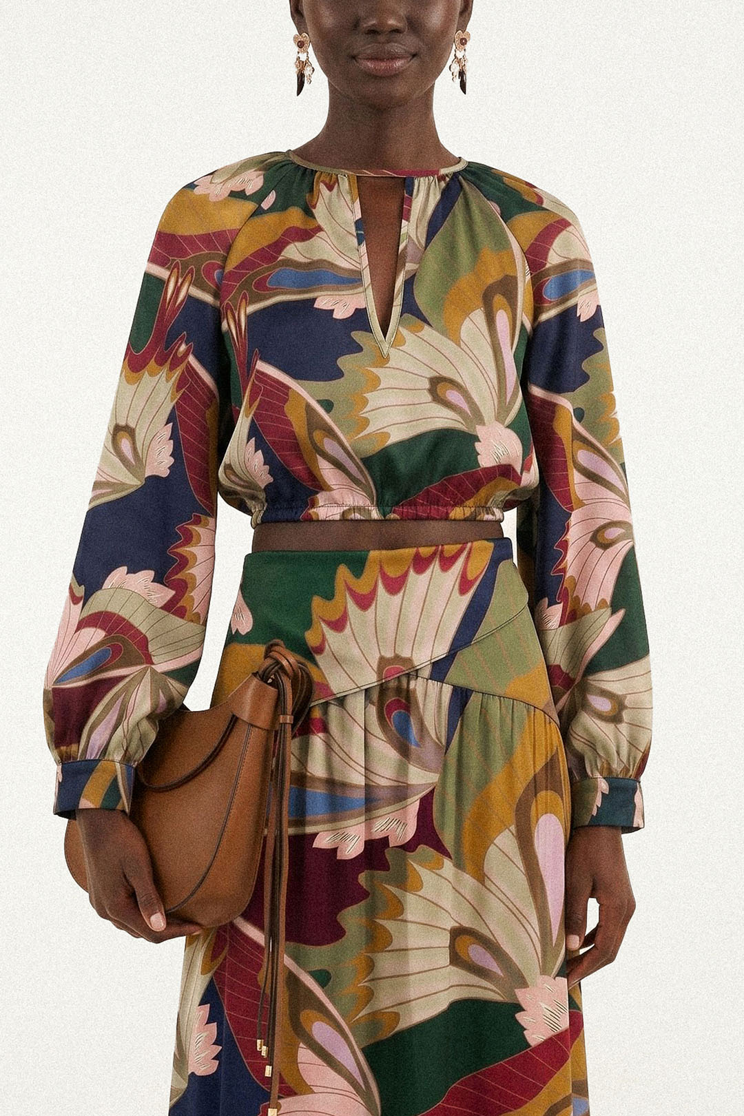 MYSTICAL PARADISE LONG SLEEVE BLOUSE