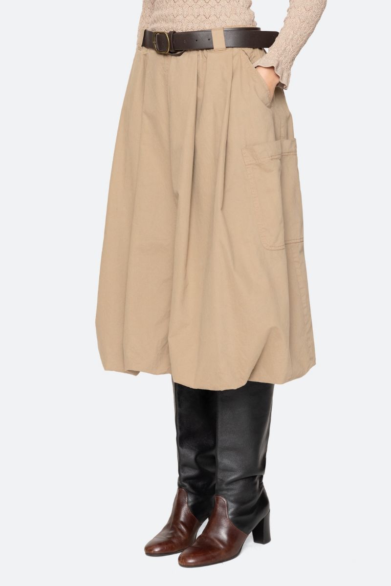 Sullivan Sportswear Belted Bubble Skirt