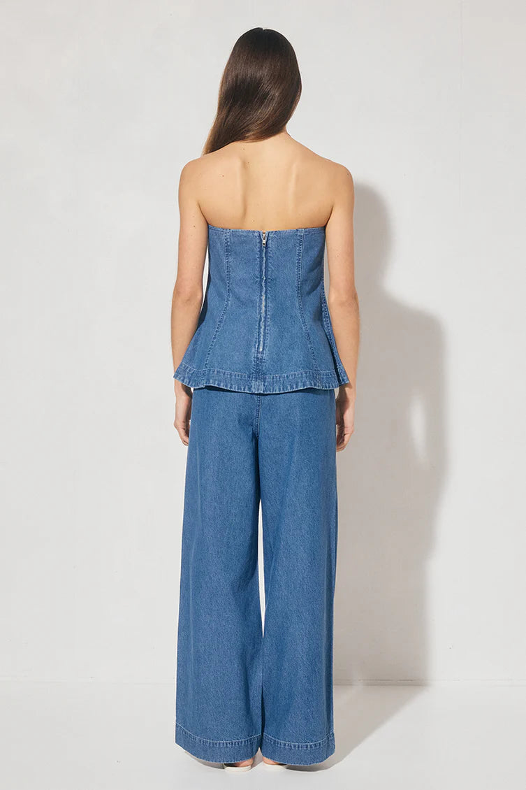 Indigo Denim Top Mid Blue