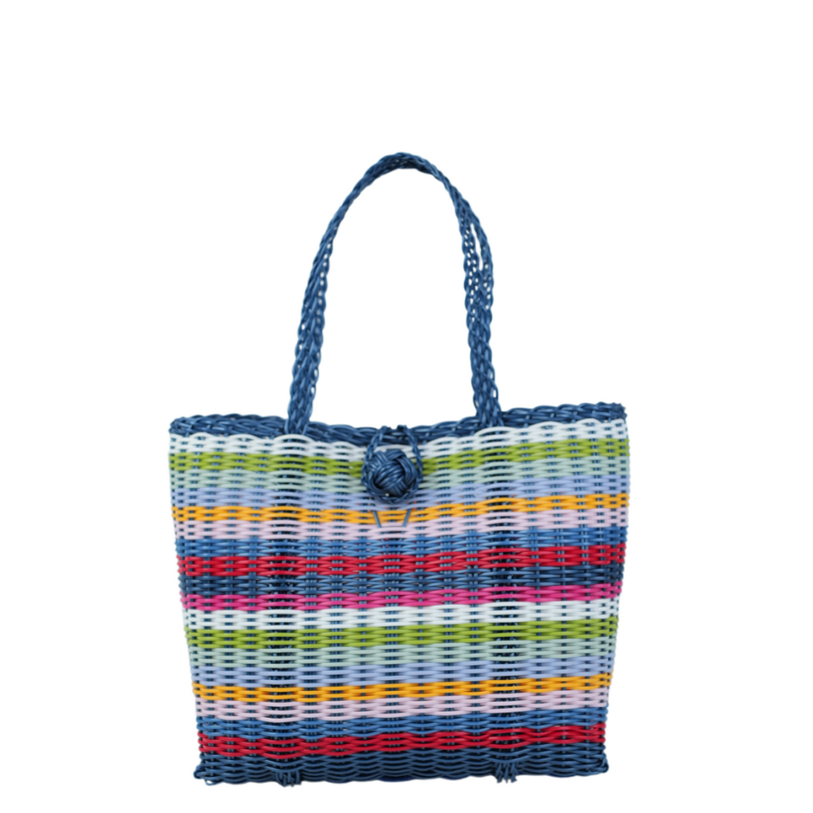 Extra Small, Lined Paper Stripe in Bright Multi-Colors SS25