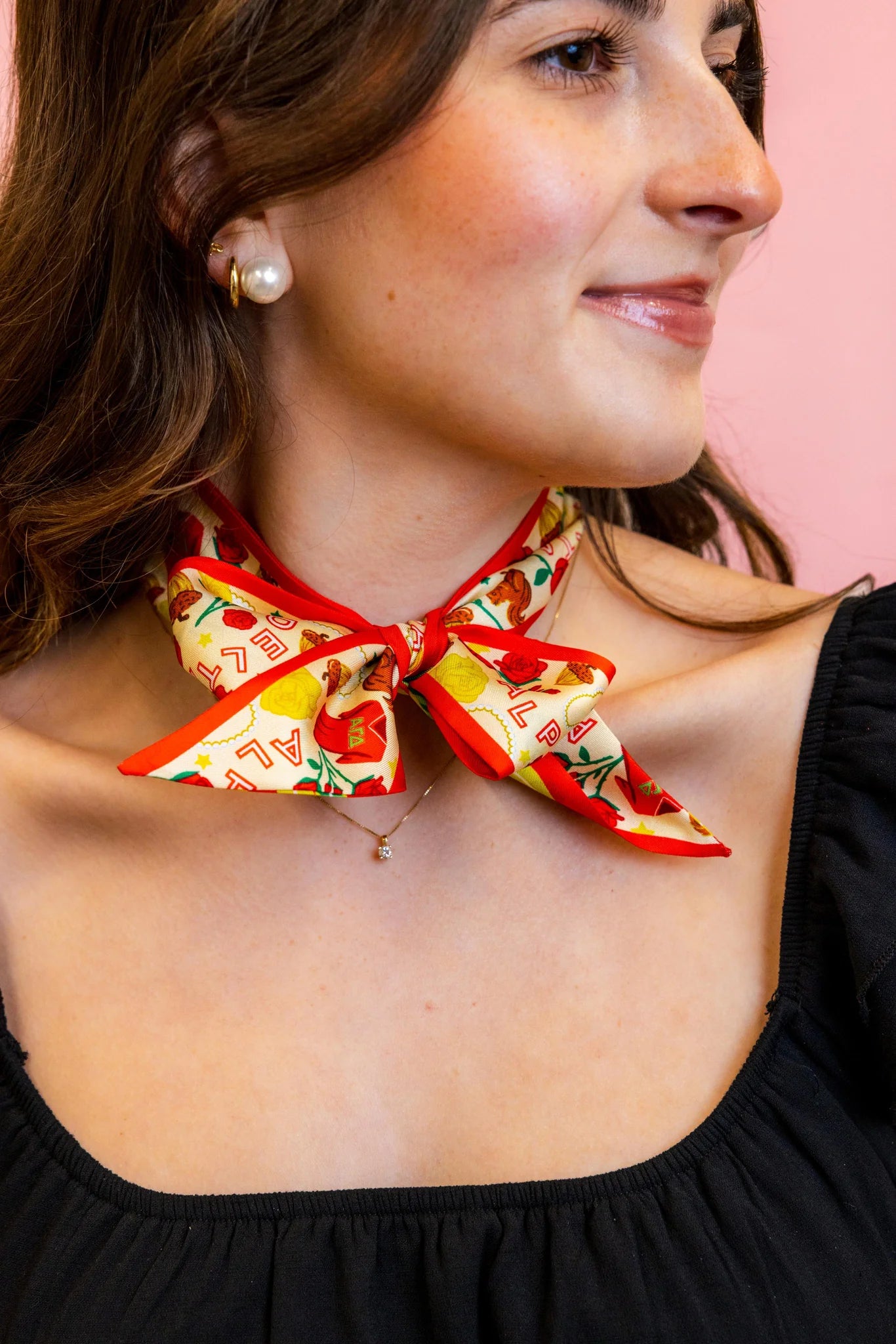Alpha Gamma Delta Twilly Scarf