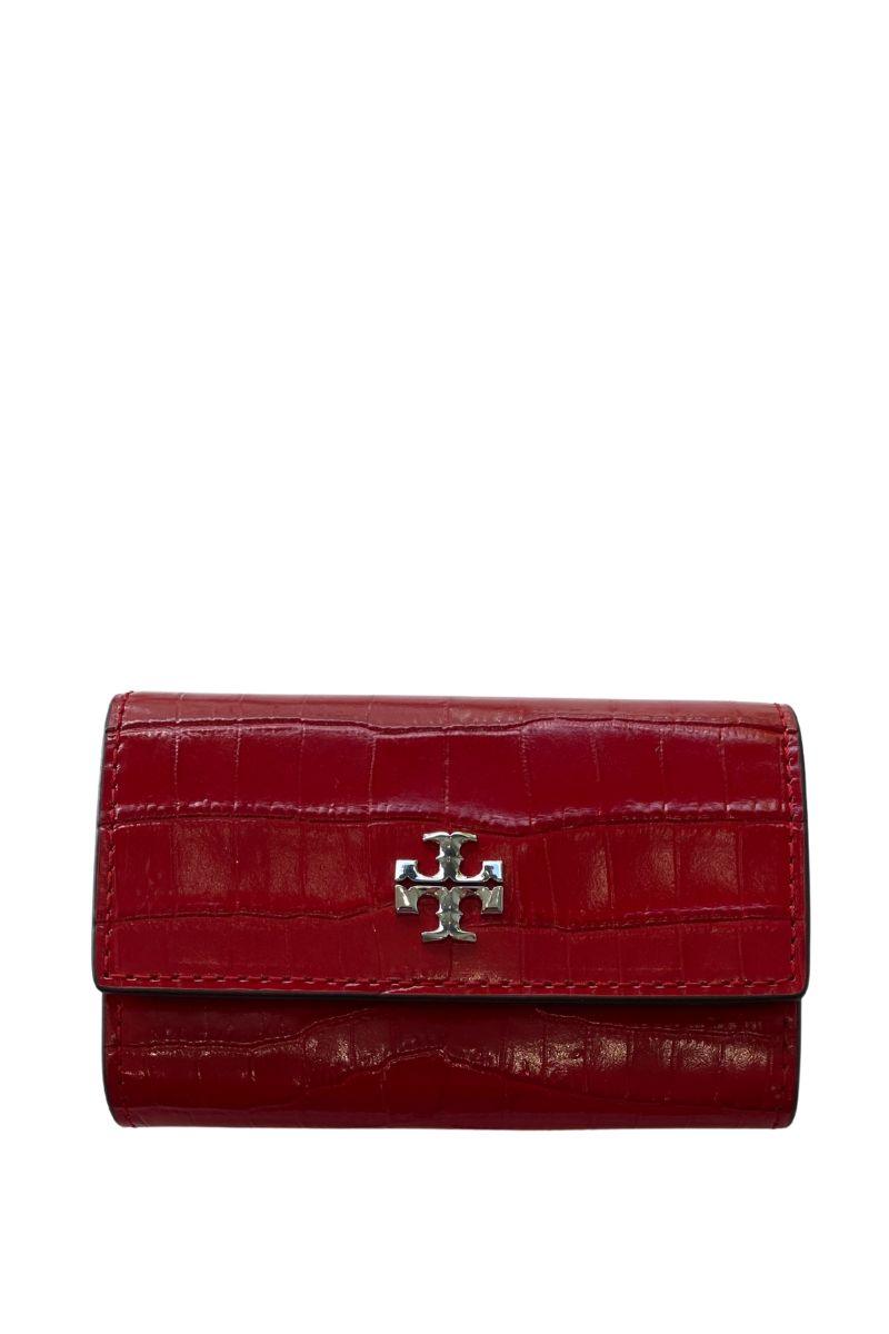 Kira Croc Flap Card Case