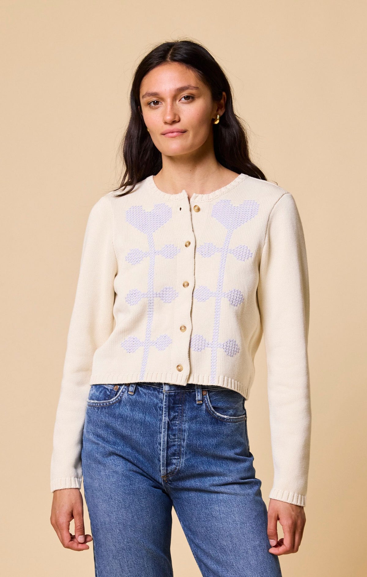 IVORY ICELANDIC BLUE MULTI