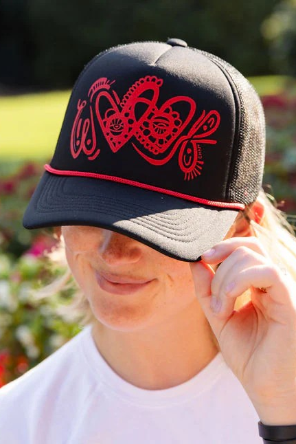 Black WOOF Trucker Hat