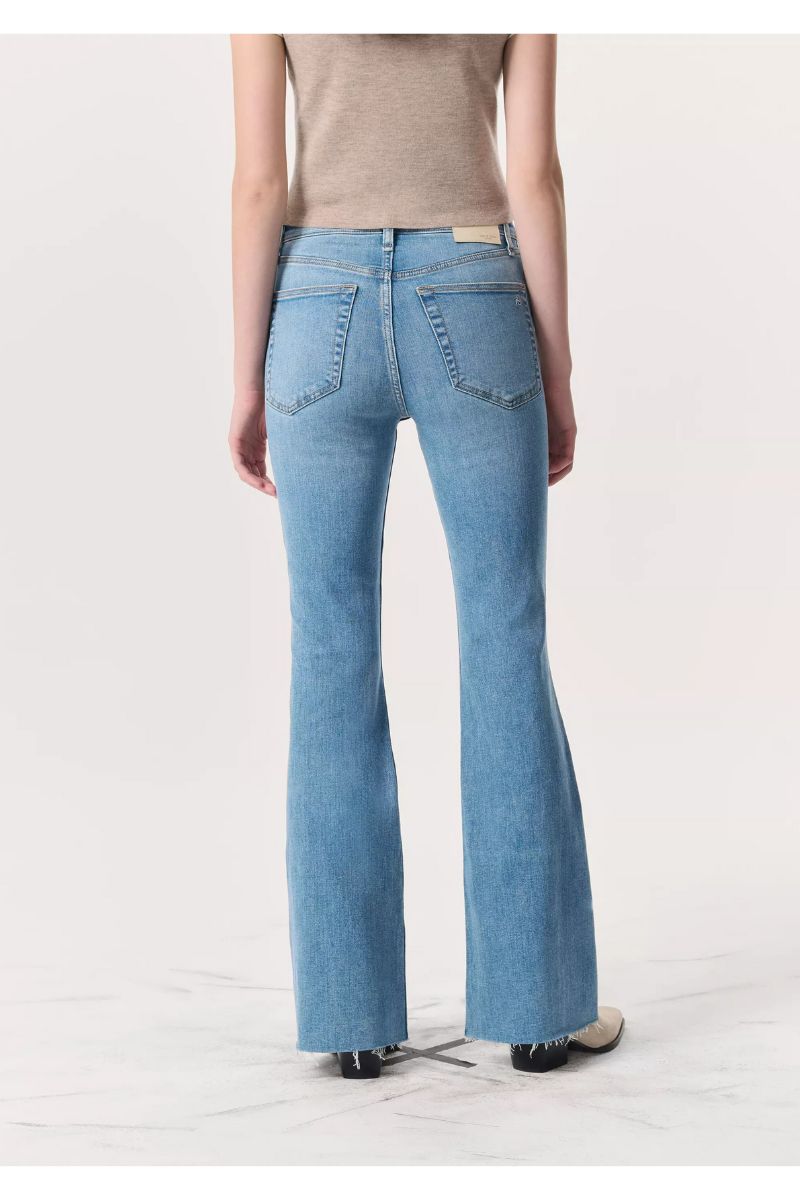 Flexi Dahlia Mid-Rise Flare Jeans