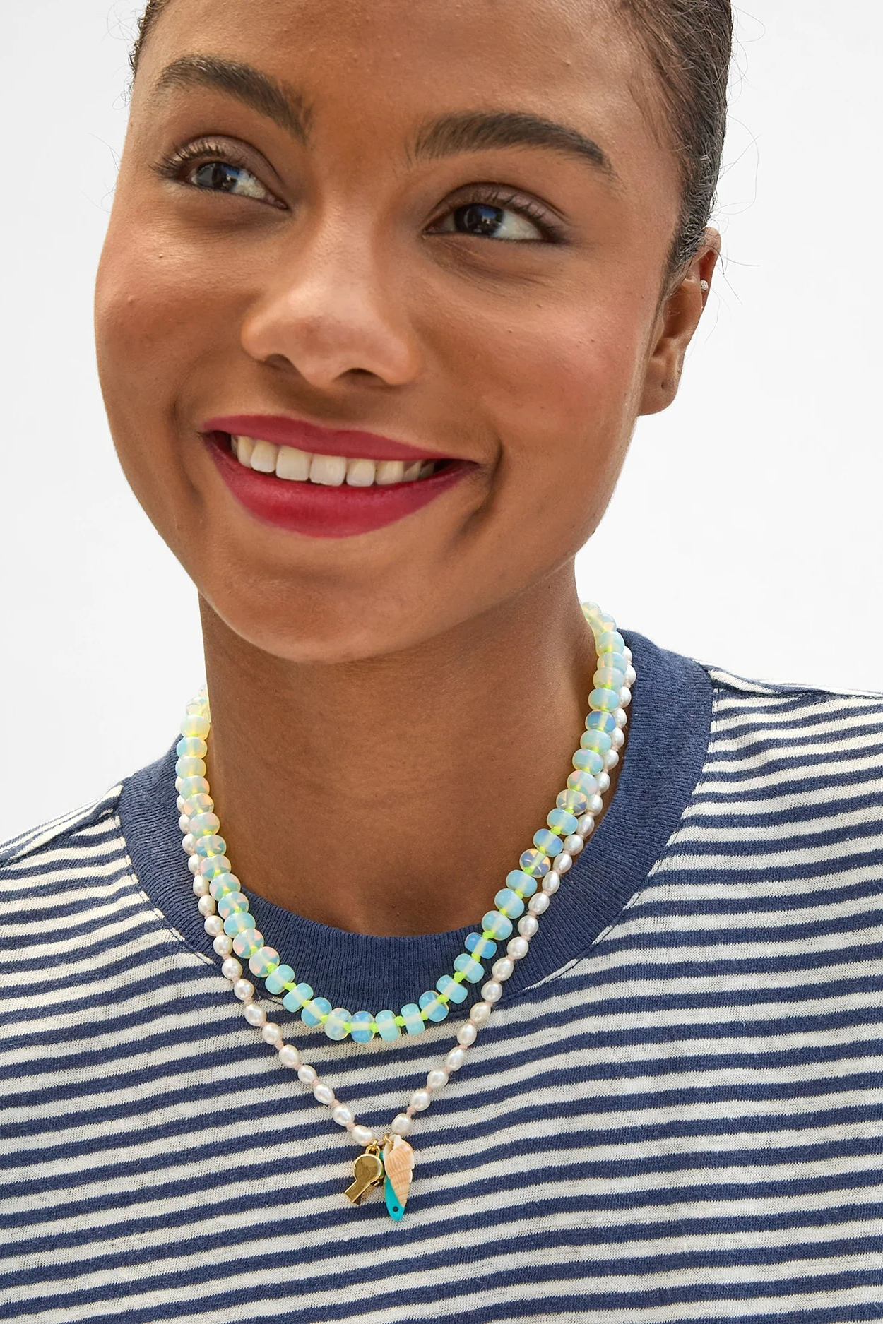 Stone Slice Necklace