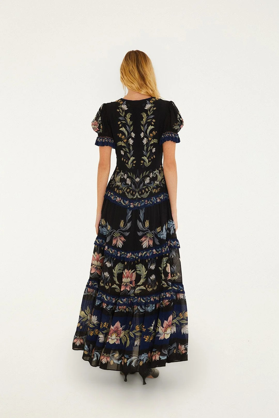 Natalia Black Maxi Dress