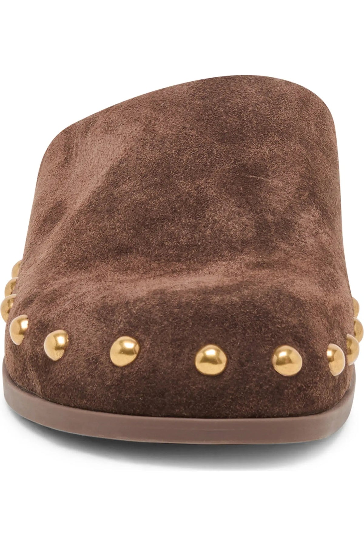 Joney Stud in Dark Brown Suede
