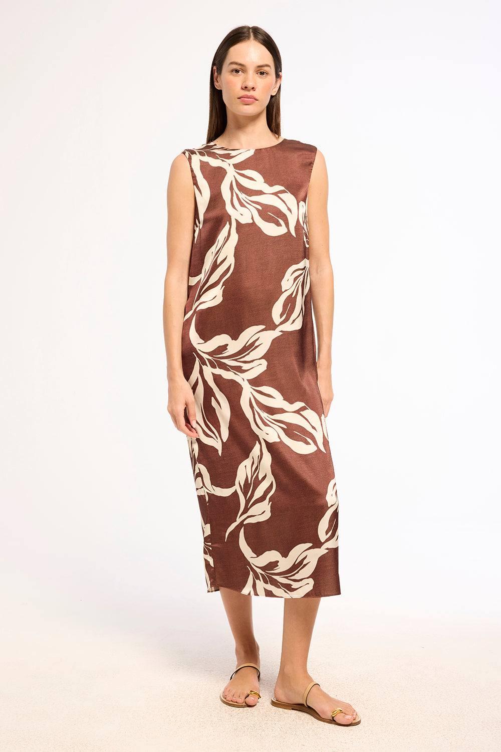 PAINTERLY LEAF BROWN