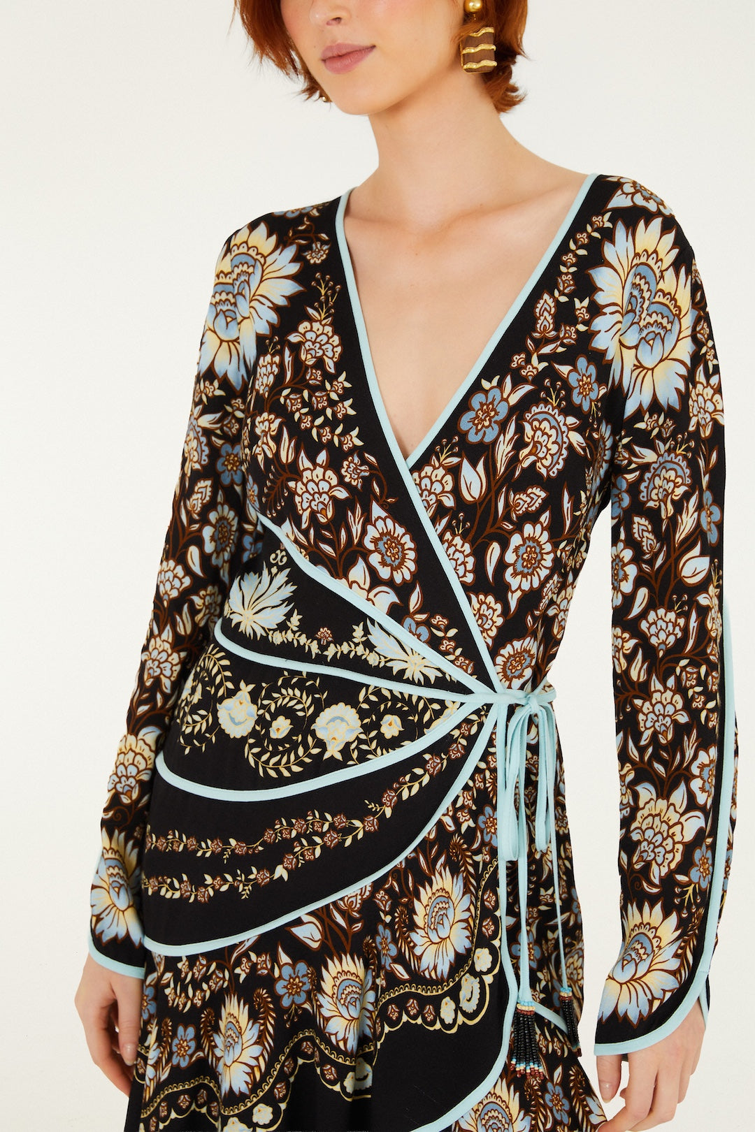 DANIELA BLACK MINI LONG SLEEVE DRESS