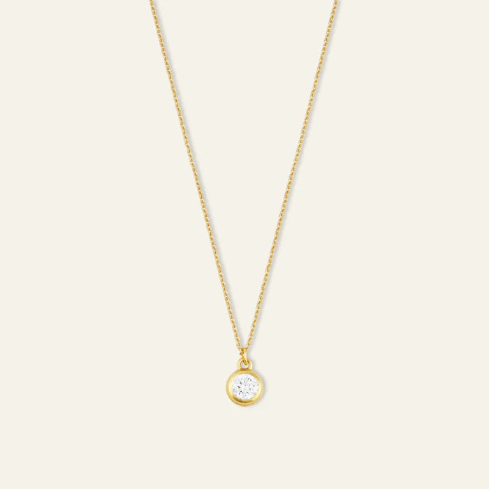 Hart - Dainty Bezel Necklace