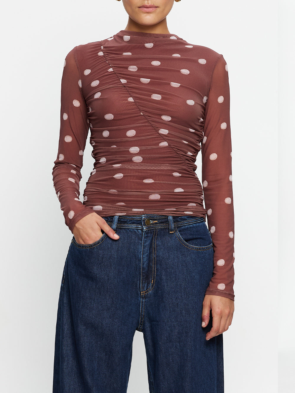 Edie Mesh Top
