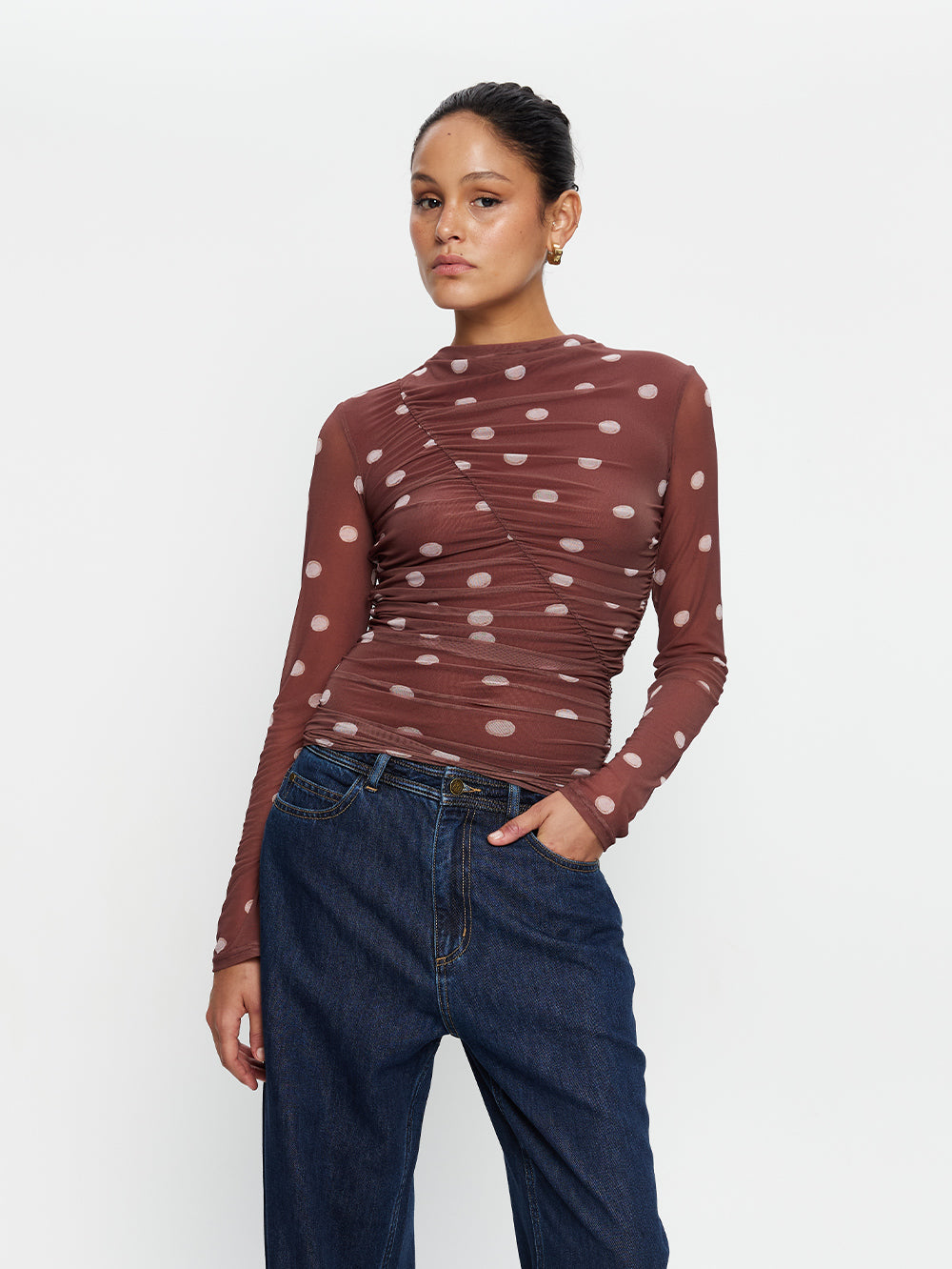 Edie Mesh Top