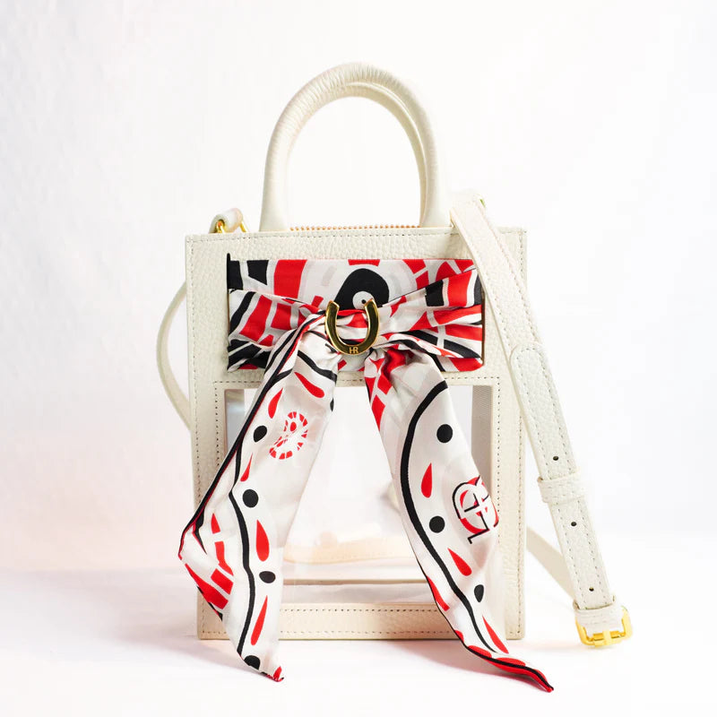 Mini Calista Clear + Paisley Twilly Bag