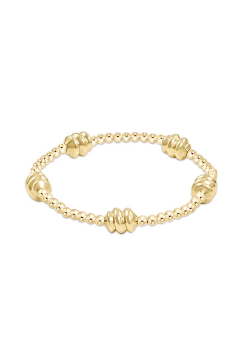 Admire Gold 3mm Bead Bracelet - Gold