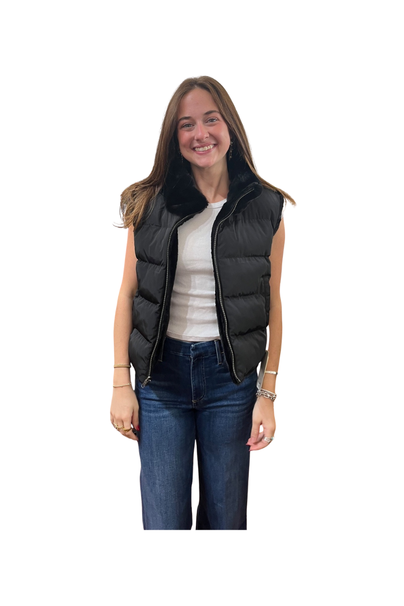Classic Fur Vest Reversible