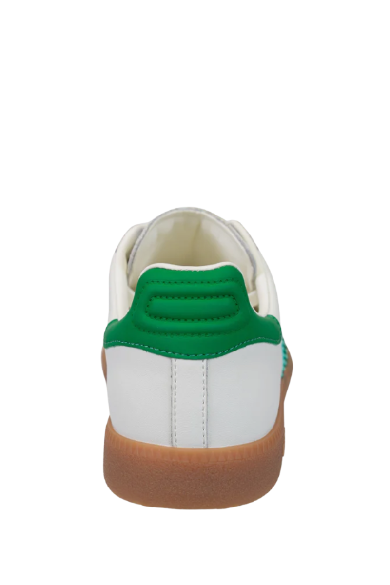 Back 70 Streetwear Cloud in White Green Sneakers