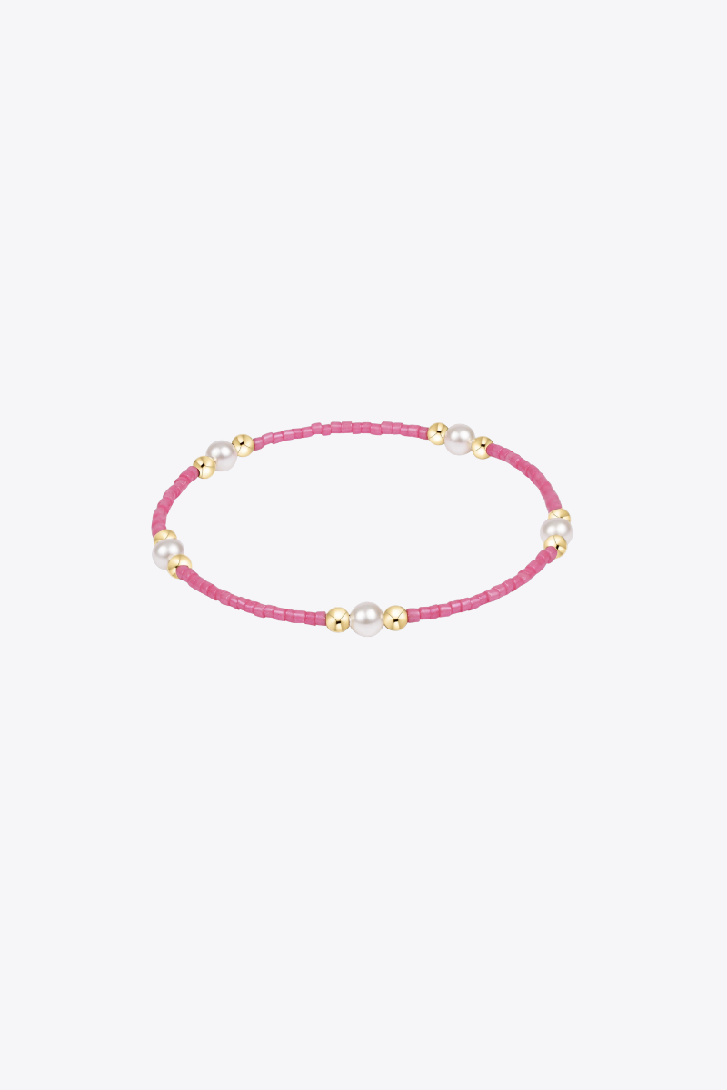 Hope Purpose Pearl Bracelet - Bubblegum