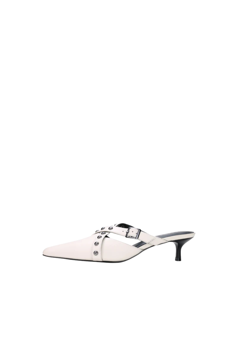 Alexis Kitten Heel Leather