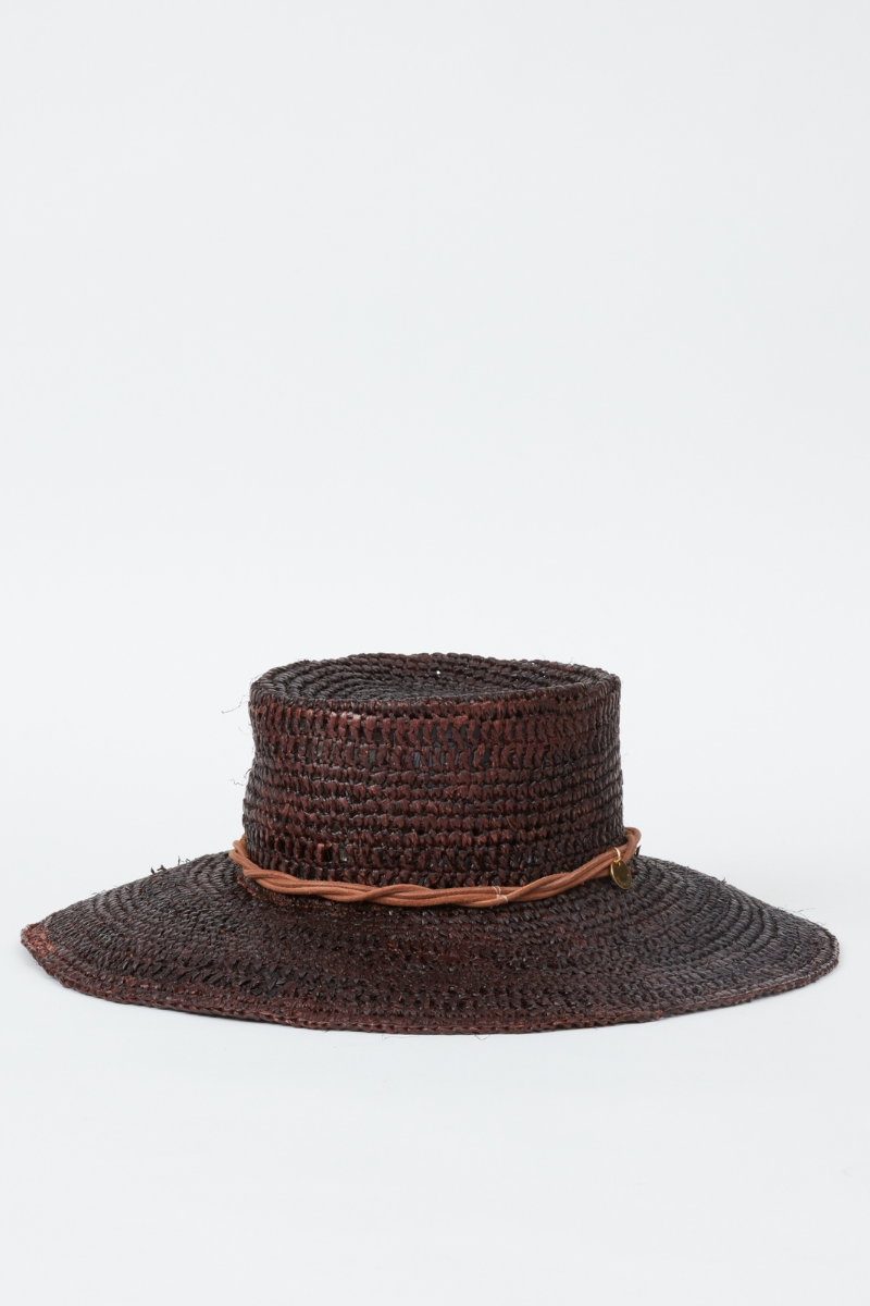 Crochet Boater Hat