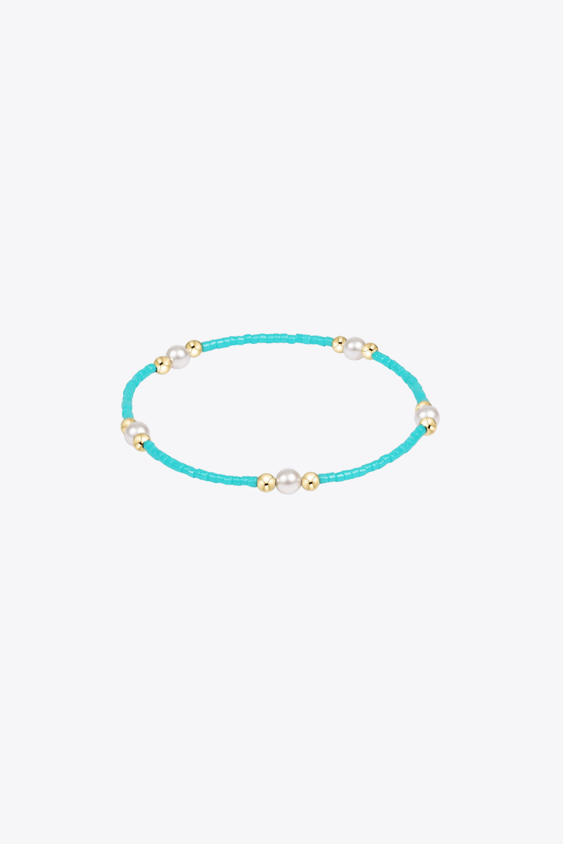 Hope Purpose Pearl Bracelet - Turquoise