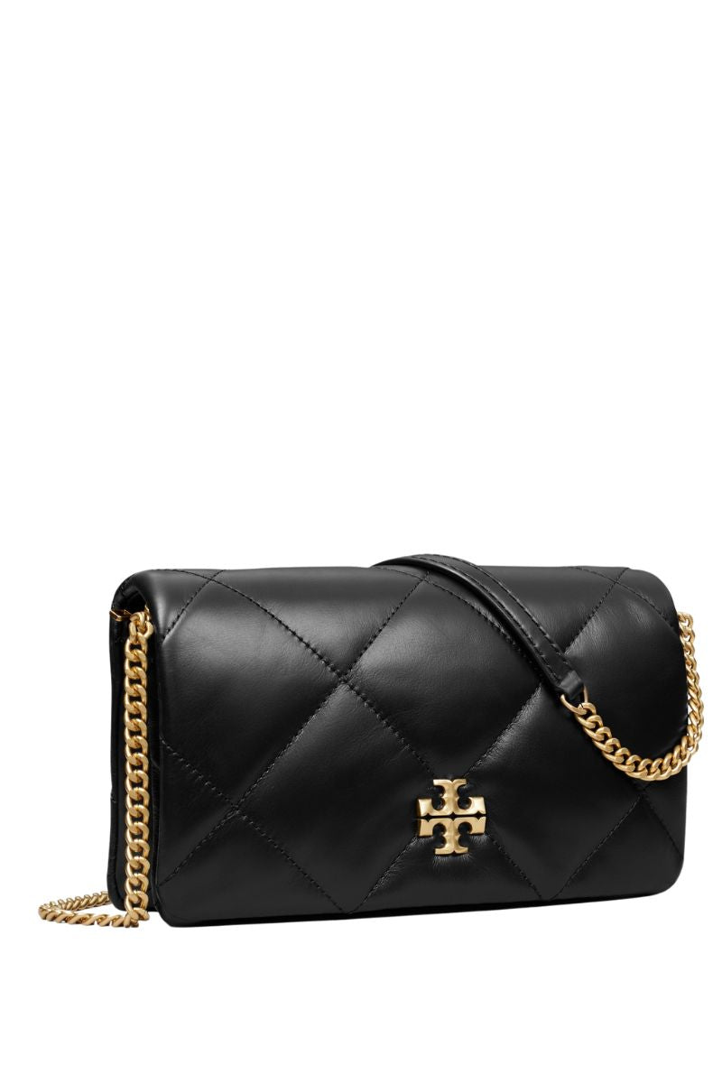 Kira Diamond Quilt Chain Wallet