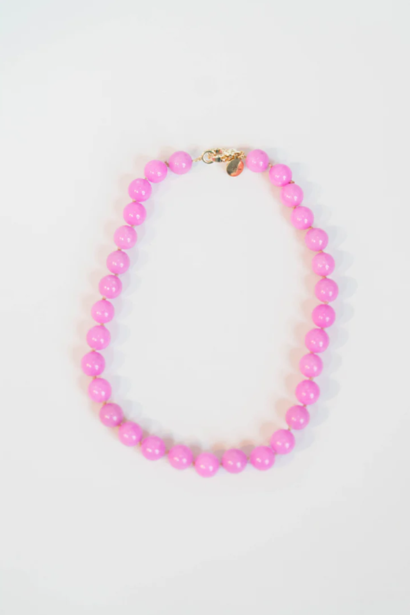 Pink Jawbreaker Necklace