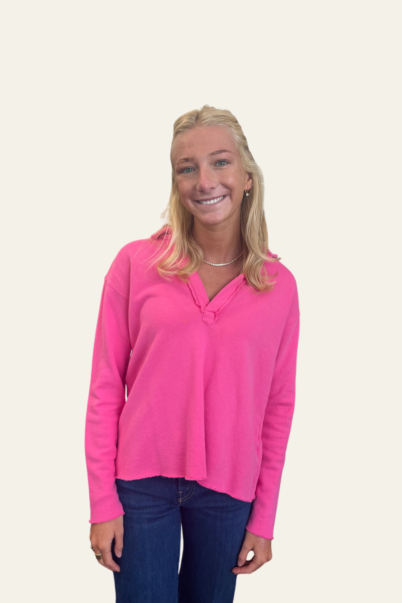 Patrick Popover Henley Fleece