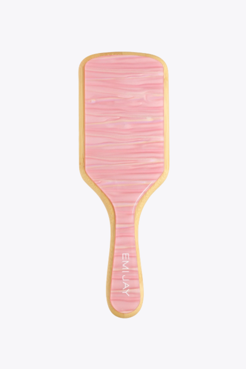 Bamboo Paddle Brush in Lychee Baby