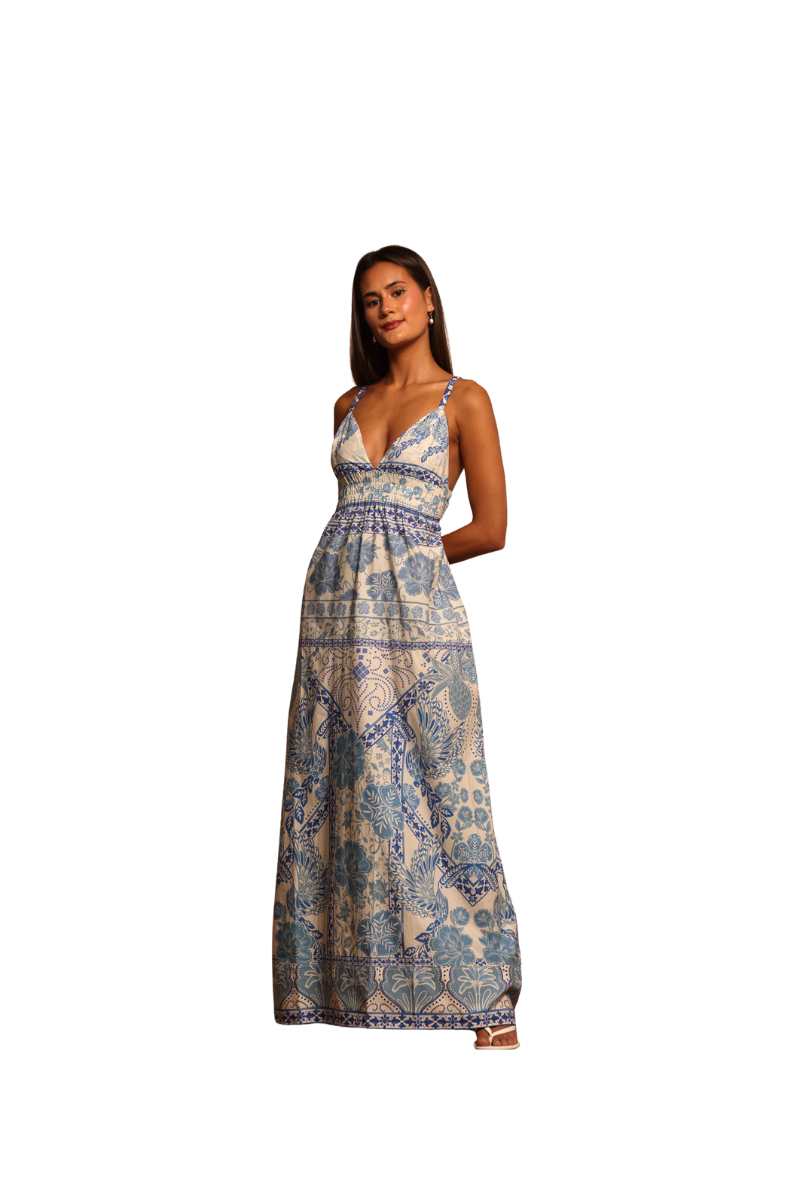 Stella Maxi Printed Dress