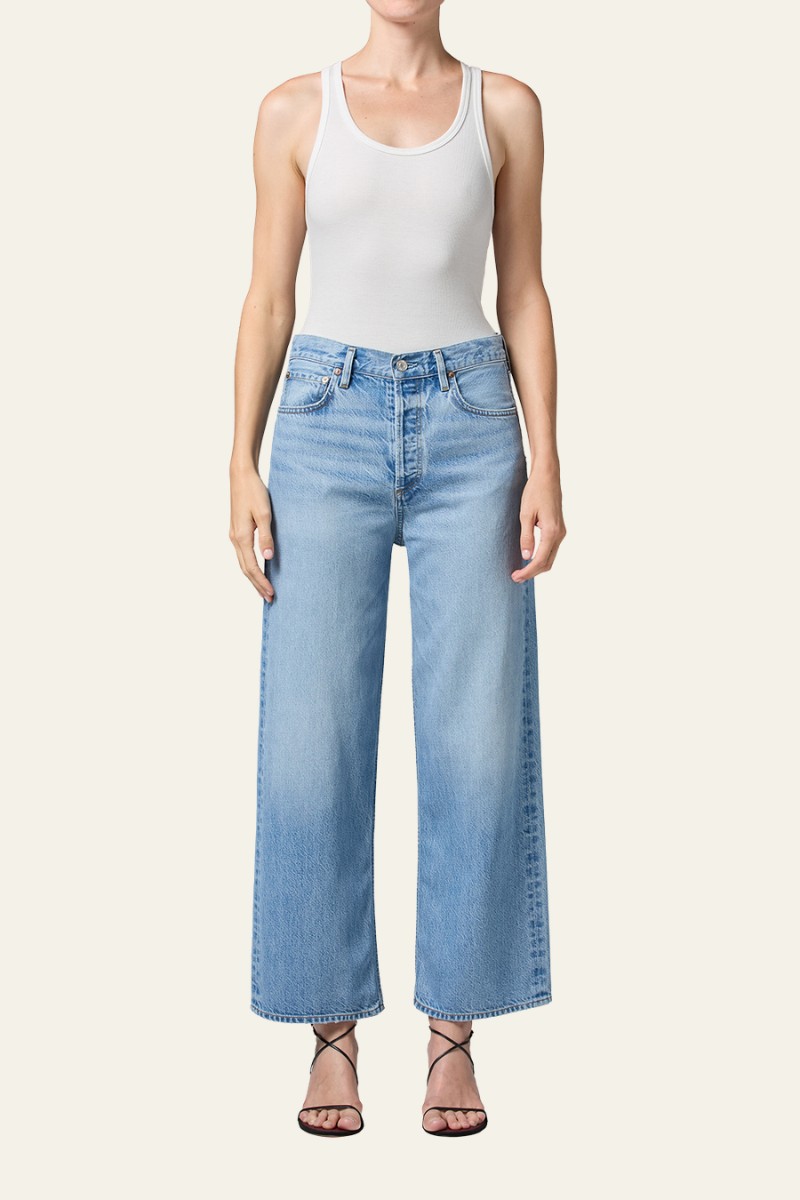 Ren High Rise Wide Leg Jean in Unison