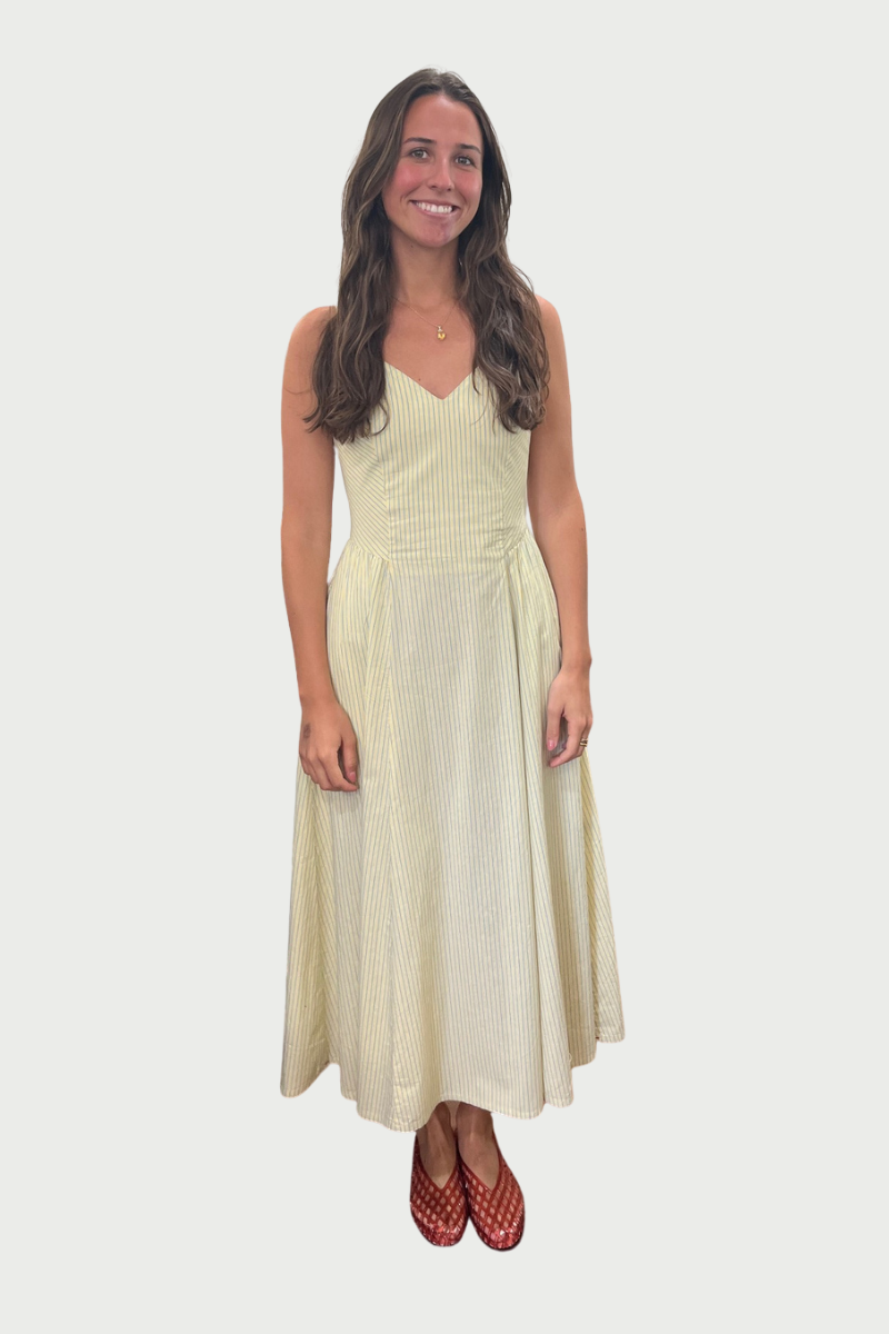 Citrine Bardot Dress