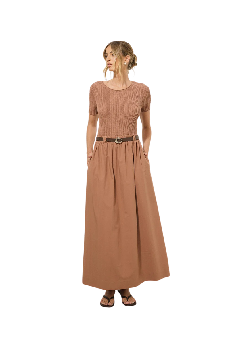 Eternal Knit Combo Dress