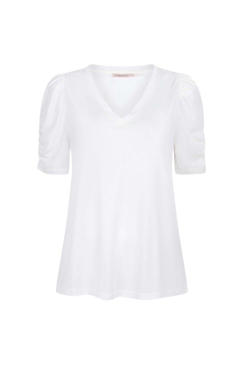 Puff Sleeve Modal Tee