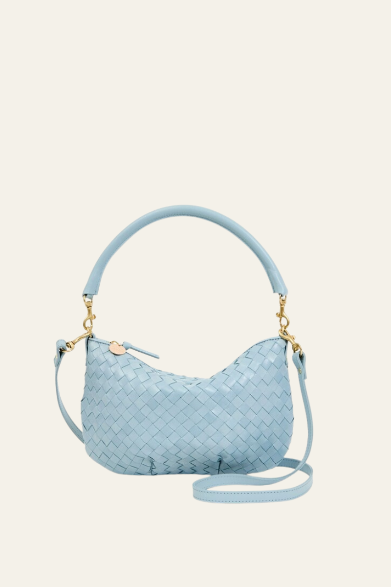 Petit Moyen Messenger - Medium Woven Diagonal