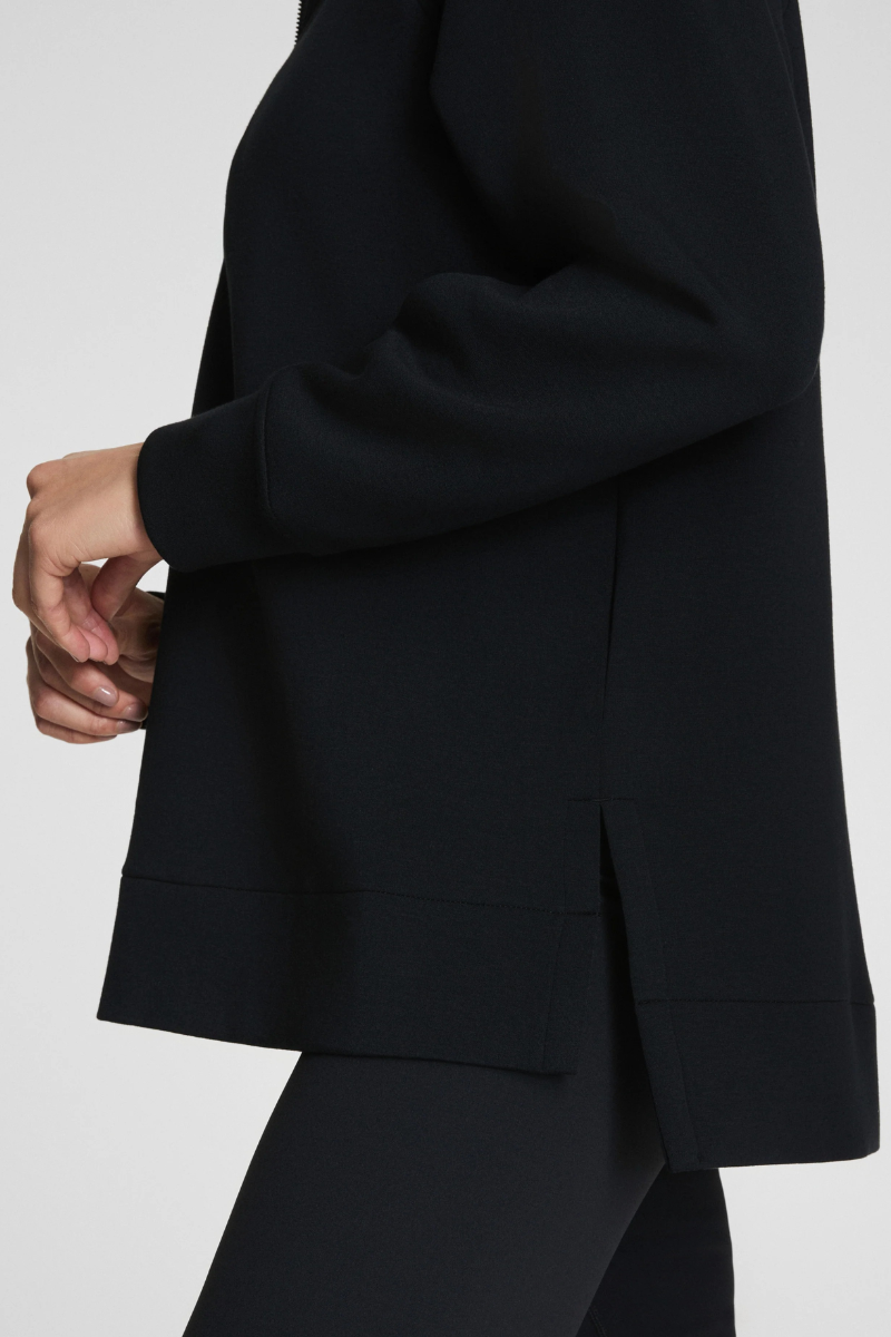 Brushed Half Zip Tunic