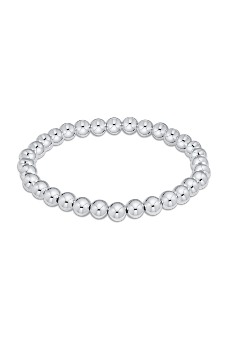 Classic Sterling 6mm Bead Bracelet