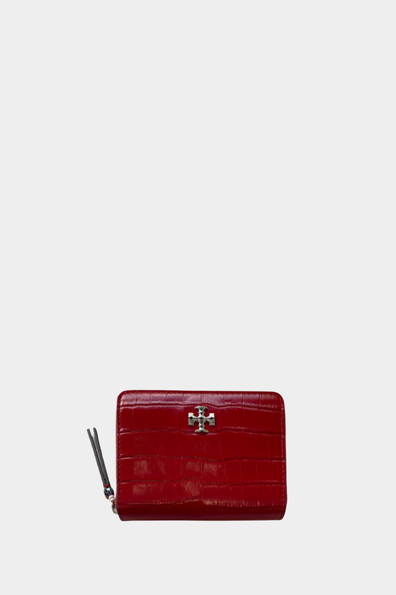 Kira Croc Small Zip Around Wallet