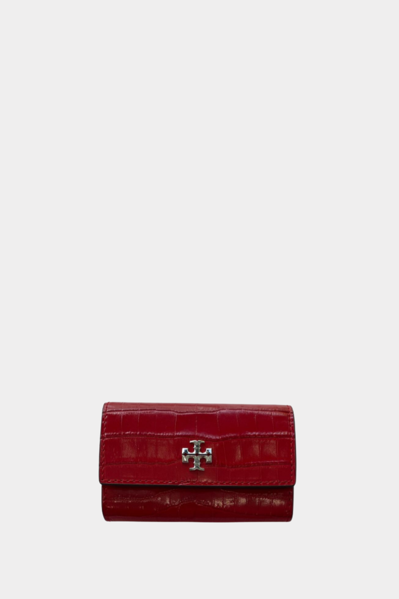 Kira Croc Flap Card Case