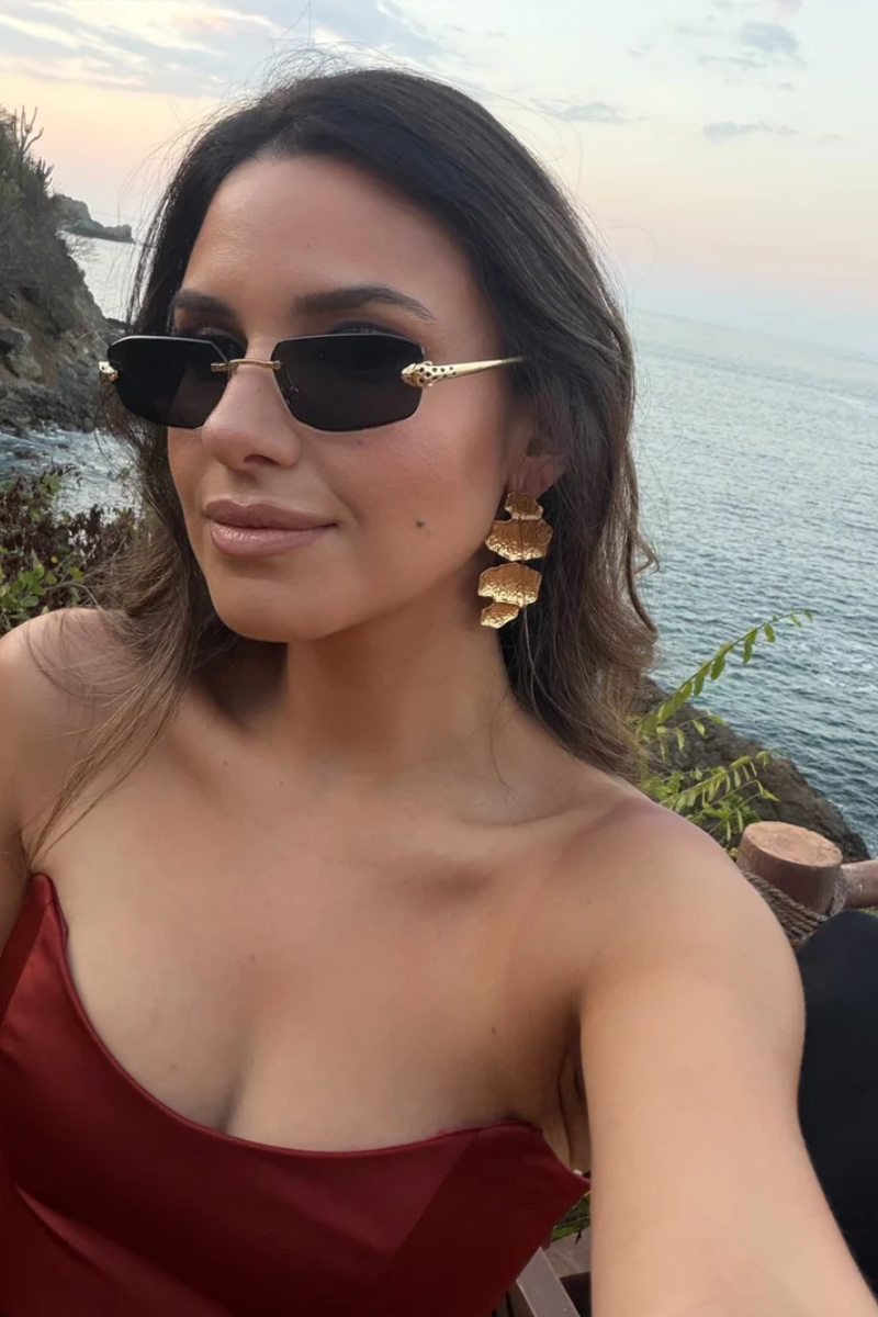 Maxine Hammered Statement Earring