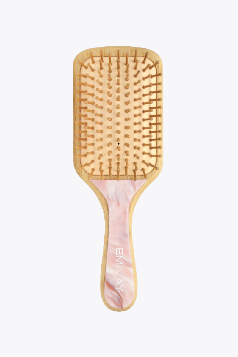 Bamboo Paddle Brush in Pink Chantilly